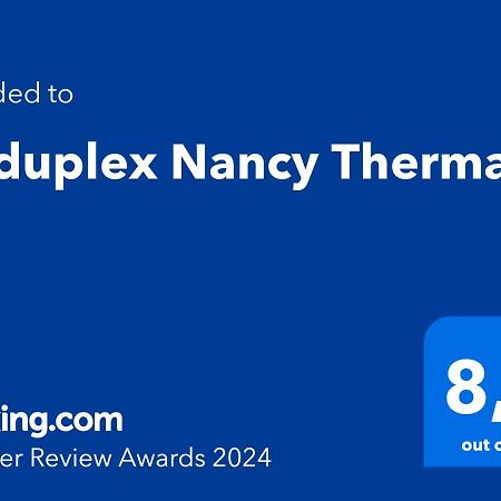 Le Duplex Nancy Thermal Eksteriør billede